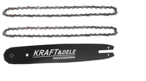 Prowadnica i 2 łańcuchy do piły stihl