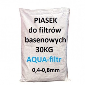 Piasek do basenu filtrów basenowych 30kg 