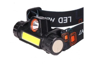 Latarka czołowa LED USB  magnes