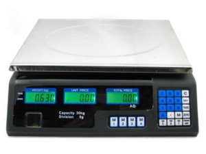 WAGA SKLEPOWA ELEKTRONICZNA AKUMULATOR do 30kg 