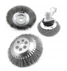 Szczotka druciana miekka  20mm do kosy na chwasty