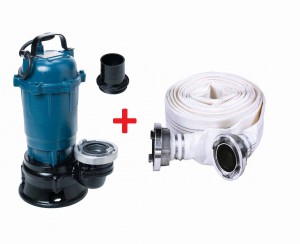 Pompa do brudnej wody szamba + wąż