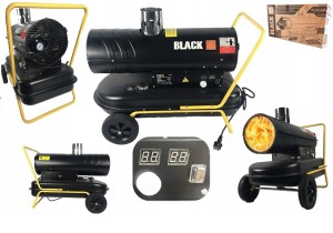 Nagrzewnica olejowa 40KW z kominem