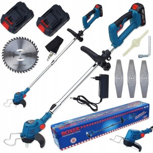 Podkaszarka akumulatorowa 2x bateria + tarcza