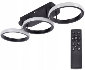 Lampa sufitowa LED 60W 3 kolory świecenie + Pilot