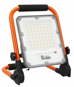 Mocny halogen akumulatorowy LED 