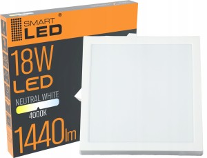 Lampa panel Led sufitowy 18W 20cm