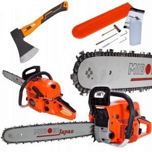 Piła spalinowa + siekiera GRATIS