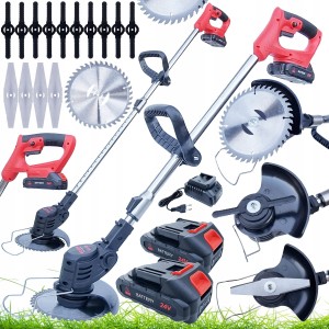 Podkaszarka akumulatorowa 2x bateria mocna duży zestaw