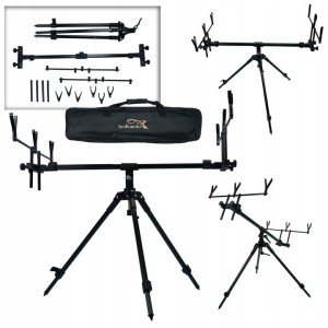 Stanowisko stojak na wędki rod pod tripod